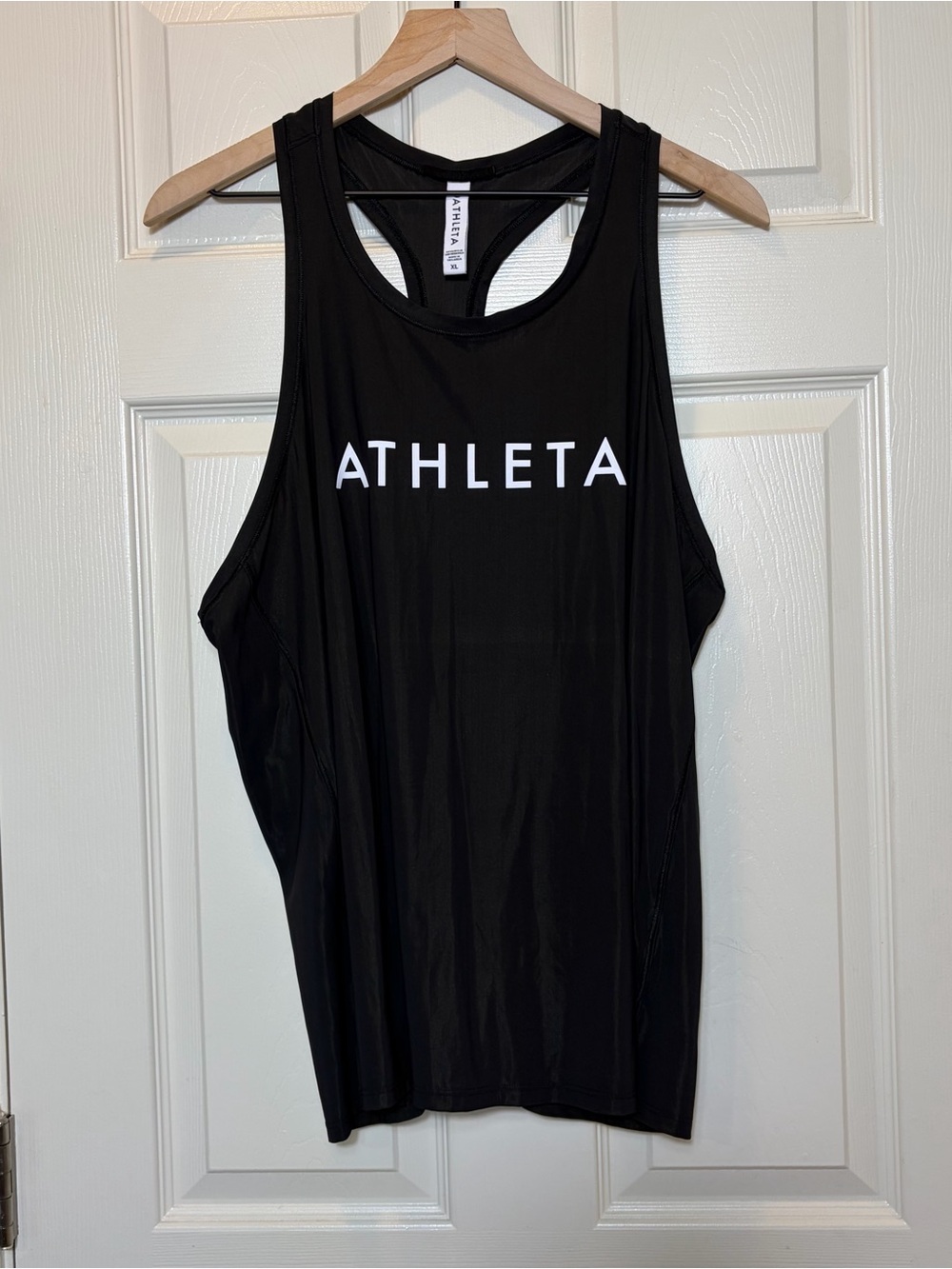 Athleta Women’s Logo Racerback Tank Black Size XL